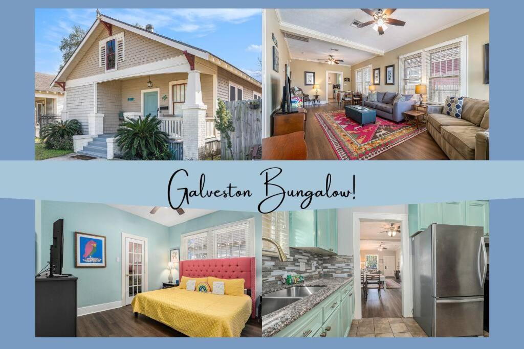 Beachy Bungalow! 2Bd, King Bed Galveston Ngoại thất bức ảnh